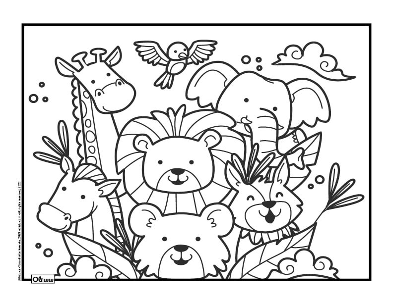 The jungle friends
